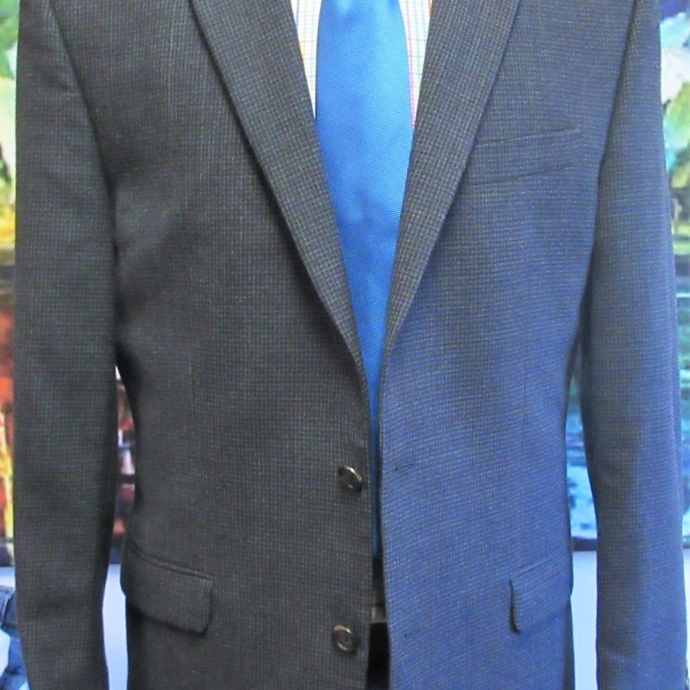 40 L- RALPH LAUREN Mens 100% WOOL BLAZER/SPORT - Picture 3 of 7
